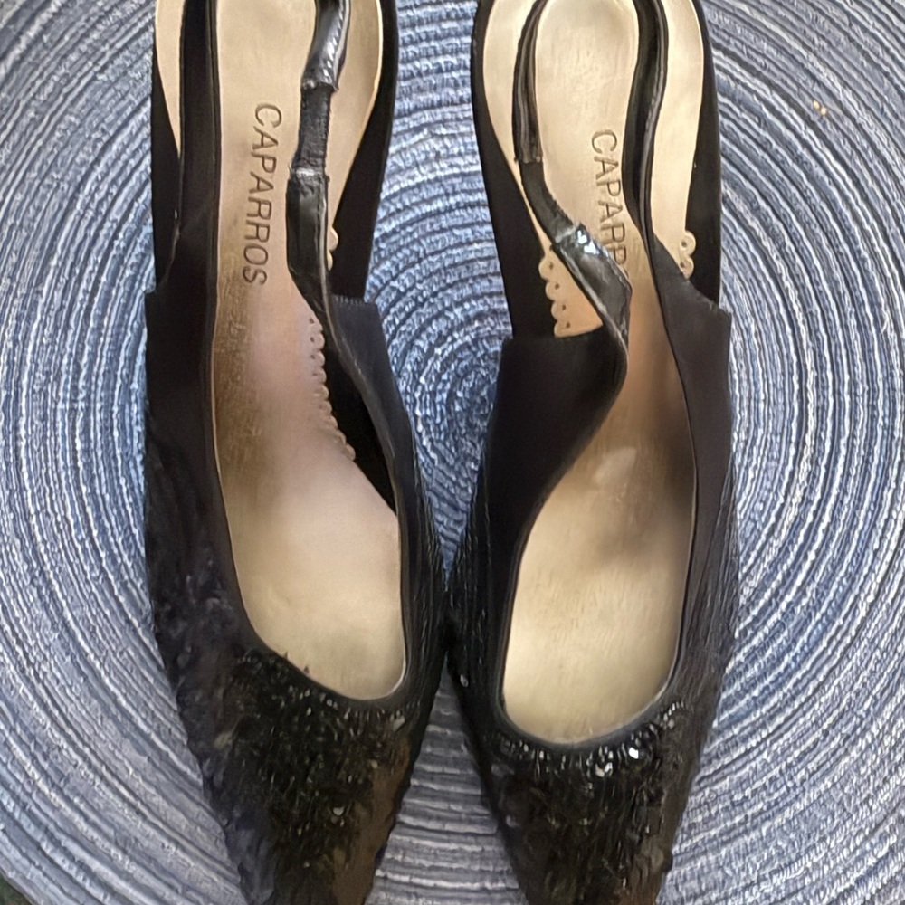 Caparros Black Women's  Beaded Shoes